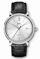 IWC Portofino Silver Dial Diamond Automatic Men's Watch 3565-14