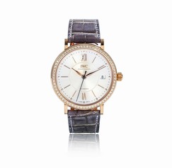 IWC Portofino Silver Dial Diamond Automatic Men's Watch 4581-07