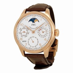 IWC Portuguese Perpetual Calendar Moonphase Automatic 18 kt Rose Gold Men's Watch 5023-06