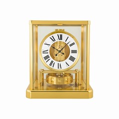 Jaeger LeCoultre Atmos Classique White Dial Yellow Gold Coated Gilt Brass Desk Clock Q5101202