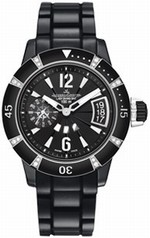 Jaeger LeCoultre Master Compressor Diving GMT Black Dial Ladies Watch Q189CC70