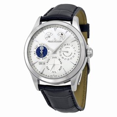 Jaeger LeCoultre Master Eight Days Perpetual Calendar Stainless Steel Men's Watch Q1618420
