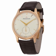 Jaeger LeCoultre Master Grande Ultra Thin Beige Dial Dark Brown Leather Men's Watch Q1352420