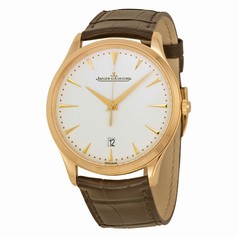 Jaeger LeCoultre Master Ultra Thin Beige Dial Pink Gold Men's Watch Q1282510