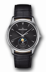 Jaeger LeCoultre Master Ultra Thin Moon Black Dial Automatic Men's Watch Q1368470