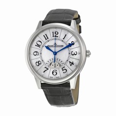 Jaeger LeCoultre Rendez-Vous Date Mother of Pearl Dial Black Leather Men's Watch Q3548490