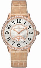Jaeger LeCoultre Rendez-vous Joaillerie Mother of Pearl Dial 18K Pink Gold Diamond Ladies Watch Q3432490