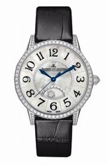 Jaeger LeCoultre Rendez-Vous Night & Day Mother Of Pearl Dial Leather Automatic Ladies Watch Q3433491
