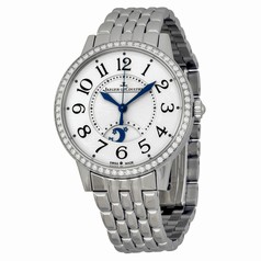 Jaeger LeCoultre Rendez-Vous Silver Dial Stainless Steel Diamond Ladies Watch Q3448120