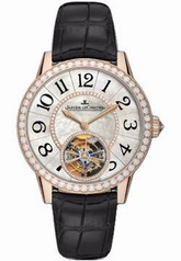 Jaeger LeCoultre Rendez-Vous Tourbillon Mother of Pearl Diamond Dial Men's Watch Q3412405