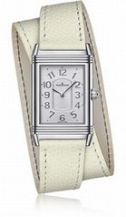 Jaeger LeCoultre Reverso Joaillerie Grande Reverso Ultra Thin Duetto Duo Silver Dial Automatic Ladies Watch Q330842J