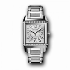 Jaeger LeCoultre Reverso Squadra Silvered Guilloche Dial Ladies Watch Q7058130