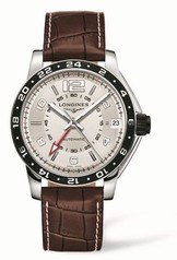 Longines Admiral GMT Ivory Brown (L3.668.4.76.3)