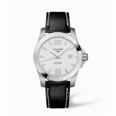 Longines Conquest Automatic 41mm Silver Leather (L3.658.4.76.0)