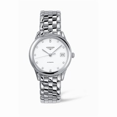 Longines Flagship 35.6 Automatic Stainless Steel White Diamond (L4.774.4.27.6)