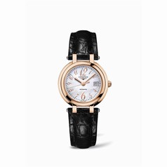 Longines PrimaLuna Automatic 30 Pink Gold Leather Funky MOP (L8.113.8.83.2)