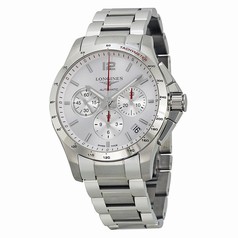 Longines Conquest Automatic Chronograph Silver Dial Stainless Steel Men's Watch L36974766