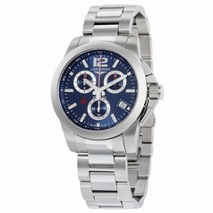 Longines Conquest Chrono Blue Dial Stainless Steel Men's Watch L3.700.4.96.6