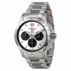 Longines Conquest Chronograph Silver Dial Stainless Steel Men's L36974066