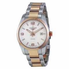 Longines Conquest Classic Automatic Silver Dial Stainless Steel and 18k Rose Gold Men's Watch L2.785.5.76.7