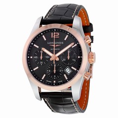 Longines Conquest Classic Black Dial Chronograph Automatic Men's Watch L27865563