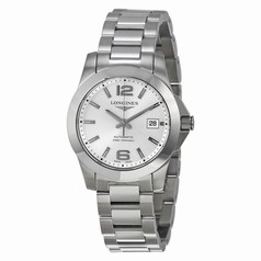 Longines Conquest Silver Dial Automatic Ladies Watch L3.276.4.76.6