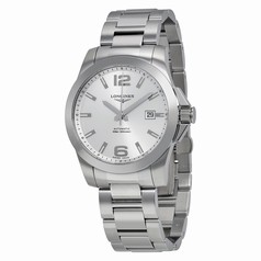Longines Conquest Silver Dial Stainless Steel Automatic Ladies Watch L36774766