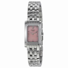 Longines Dolce Vita Pink Mother of Pearl Diamond Dial Stainless Steel Ladies Watch L51584936