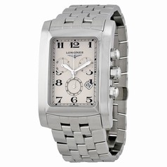 Longines Dolce Vita Silver Dial Stainless Steel Chronograph Men's Watch L56874736