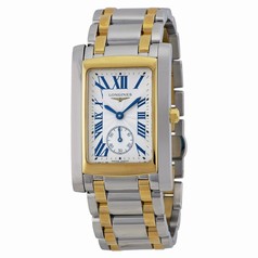 Longines DolceVita Silver Dial 18Kt Yellow Gold Ladies Watch L5.655.5.70.7