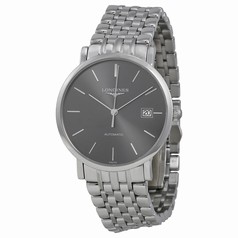 Longines Elegance Automatic Grey Dial Stainless Steel Watch L48104726