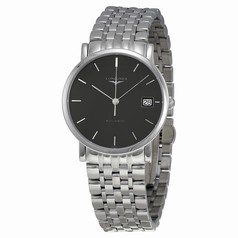 Longines Elegant Collection Auto Sunray Gray Dial Stainless Steel Ladies Watch L4.809.4.72.6