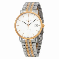 Longines Elegant White Dial Two-tone Watch L48105127