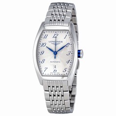 Longines Evidenza Automatic Silver Dial Stainless Steel Ladies Watch L2.142.4.73.6