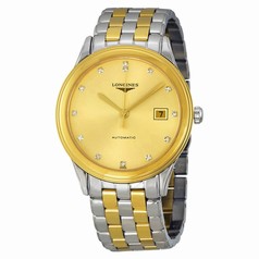 Longines Flagship Automatic Gold Dial Two-tone Men's Watch L48743377
