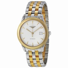 Longines Flagship Automatic White Dial Two-tone Men's Watch L48743227