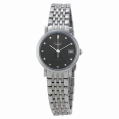 Longines Flagship Black Dial Stainless Steel Ladies Watch L43094786