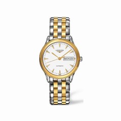 Longines Flagship Silver - Gold Stainless Steel Band Automatic Men's Watch L47993227