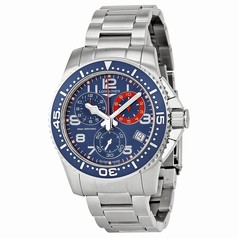 Longines HydroConquest Chronograph Blue Dial Stainless Steel Men's Watch L36904036