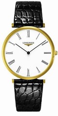 Longines La Grande Classique White Dial Black Leather Men's Quartz Watch L4.766.2.11.2