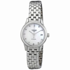 Longines Les Grandes Classiques Flagship Mother of Pearl Diamond Dial Automatic Ladies Watch L42744876