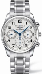 Longines Master Collection Automatic Chronograph White Dial Stainless Steel Men's Watch L27594786