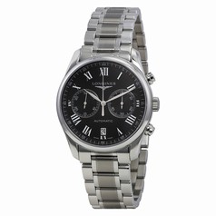 Longines Master Collection Black Chronograph Dial Stainless Steel Men's Watch L26294516