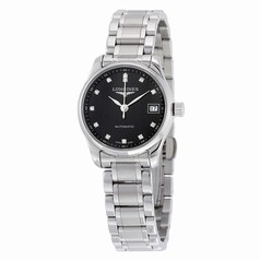 Longines Master Collection Black Dial Stainless Steel Automatic Ladies Watch L21284576