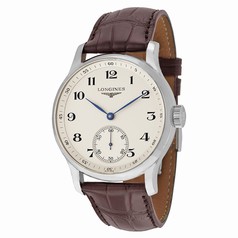 Longines Master Collection Silver Dial Brown Leather Men's Watch L26404785