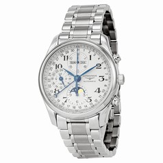 Longines Master Collection Silver Dial Chronograph Stainless Steel Men's Watch L26734786