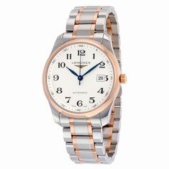 Longines Master Silver Dial Steel and 18K Rose Gold Automatic Men's Watch L2.793.5.79.7