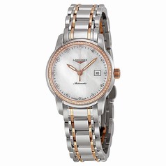 Longines Saint Imier Automatic Diamond Rose Gold and Steel Ladies Watch L25635877