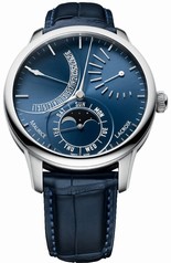 Maurice Lacroix Blue Dial Leather Automatic Men's Watch MP6528-SS001-430