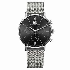 Maurice Lacroix Eliros Black Dial Men's Stainless Steel Chronograph Watch EL1088-SS002-311